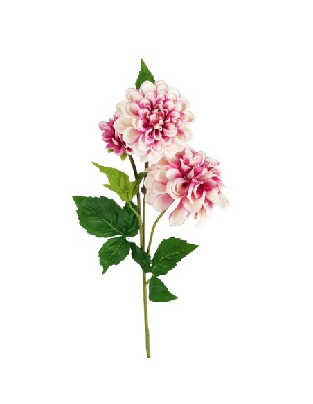 Dalia artificiale 3 capolini 63 cm | Decorazione Casa