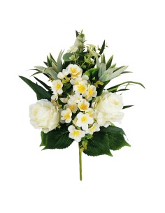 Rose e Sansevieria artificiali 49 cm | Decorazione Casa