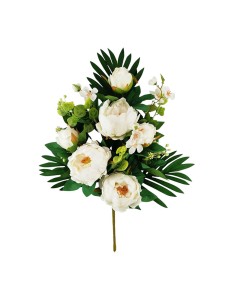 Peonie artificiali 12 fiori 39 cm | Decorazione Casa