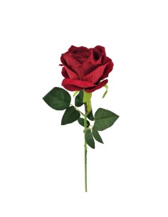 Stelo di rosa velvet artificiale 51 cm | Decorazione Casa