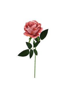 Stelo di rosa velvet artificiale 51 cm | Decorazione Casa 2