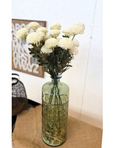 Fiore pon pon Artificiale 3 rami 65 cm | Decorazione casa 2