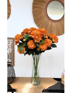 Dalia artificiale 74 cm 5 boccioli  | Decorazione Casa 2