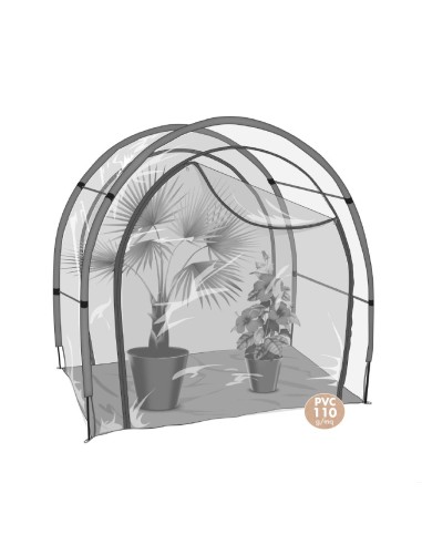 Serra Begonia Verdemax 186x84x175 cm: Protezione per Piante