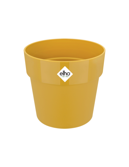 VASO PER PIANTE ROTONDO ELHO - COLORE OCRA