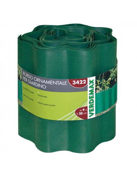 BORDO ORNAMENTALE VERDE 9 METRI X 20 CENTIMETRI