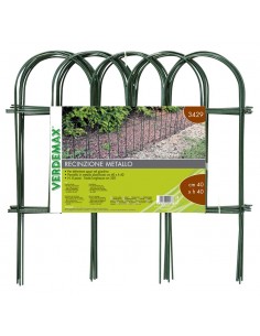 RECINZIONE IN METALLO AD ARCO PER AIUOLE VERDE