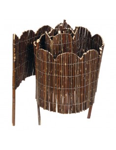 BORDO ORNAMENTALE IN SALICE AD ARCO 190 X 40 CM