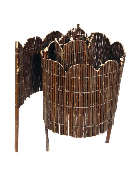 BORDO ORNAMENTALE IN SALICE AD ARCO 190 X 40 CM