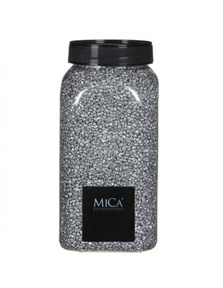 Pietre Decorative Granulato dimensione 2-3 mm SILVER 650 ml