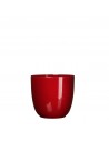 COPRIVASO CERAMICA TUSCA RED - H14XD14,5 cm