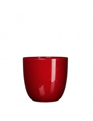 COPRIVASO  CERAMICA TUSCA RED - H18,5XD19,5 cm