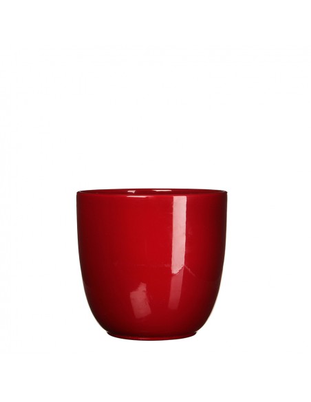 COPRIVASO  CERAMICA TUSCA RED - H18,5XD19,5 cm