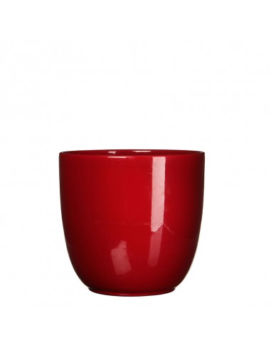 COPRIVASO CERAMICA TUSCA RED - H20XD22,5 cm