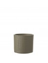 COPRIVASO CERAMICA ERA GREEN - H.12,5 X D.13,5 CM