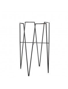 ALZATA BLOM NERO - L29,5X29,5XH50 cm