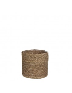 COPRIVASO  CESTO ATLANTIC MARRONE - H.16XD.16CM
