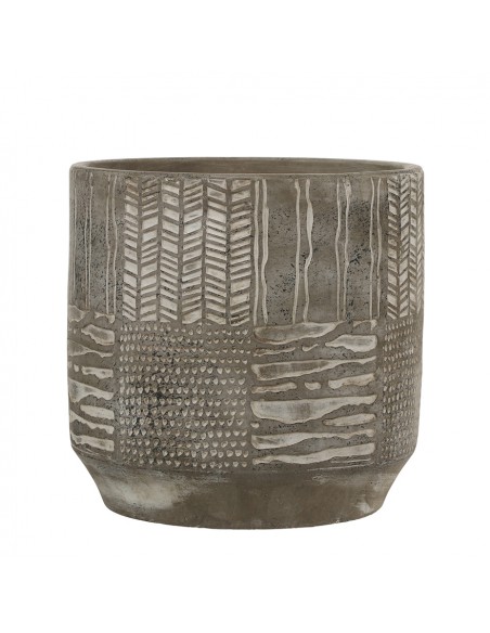 COPRIVASO CERAMICA LYNN L.GRAY - H20,5XD21 cm