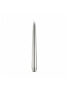 CANDELA CONICA ARGENTO 250/25MM (H 8)