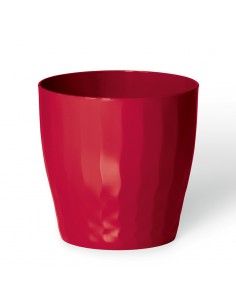 VASO ROTONDO COLORATO DA INTERNO - ROSSO LUCIDO