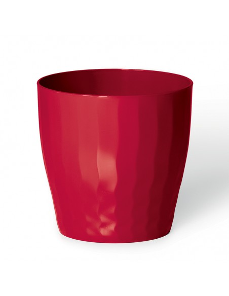 VASO ROTONDO COLORATO DA INTERNO - ROSSO LUCIDO