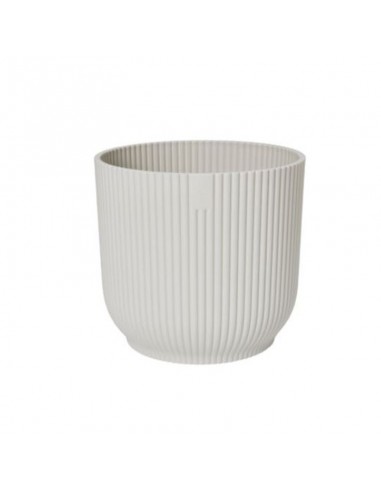 VASO VIBES FOLD ROUND BIANCO SETA