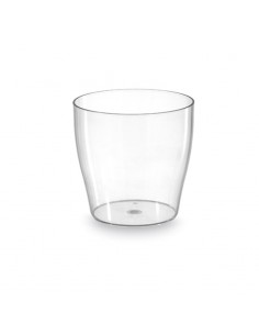 VASO TONDO PER ORCHIDEE TRASPARENTE DIAM.13 CM