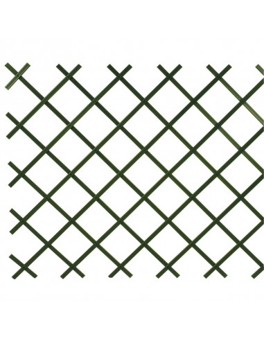 Traliccio verde estensibile in PVC dimensioni 1 x 1 metri