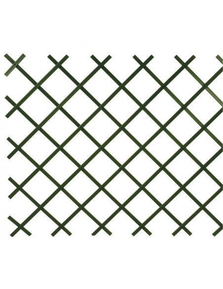 TRALICCIO ESTENDIBILE IN PVC VERDE 1 X 1 CM