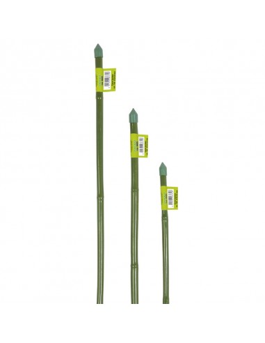 Canna bamboo plastificata altezza 90 cm colore verde