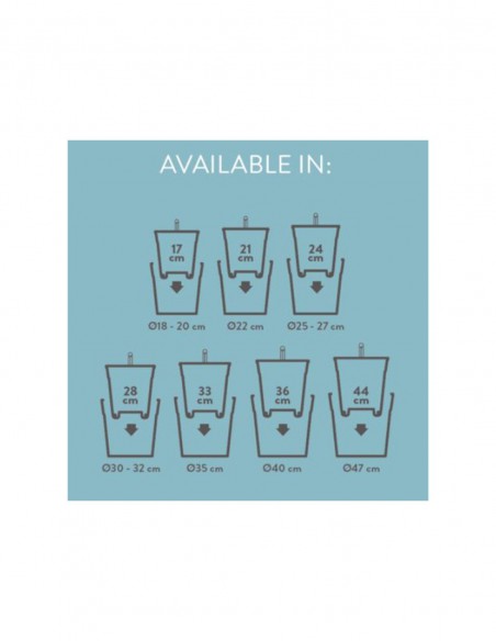 VASO TONDO DA INTERNO ELHO B.FOR ORIGINAL - NERO