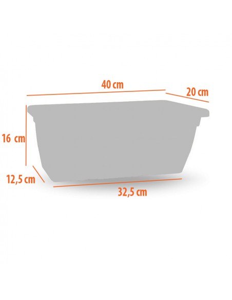 CASSETTA DA BALCONE NAXOS IN TERRACOTTA - VECA