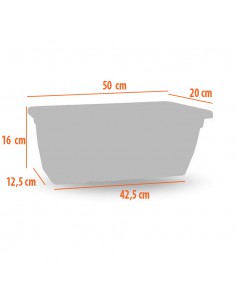 CASSETTA DA BALCONE NAXOS IN TERRACOTTA - VECA 2