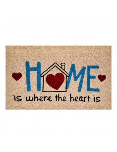 ZERBINO HOME CON CUORE DIMENSIONE 44X74 CM