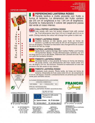 PEPERONCINO LANTERNA ROSSO