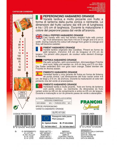 PEPERONCINO HABANERO ORANGE