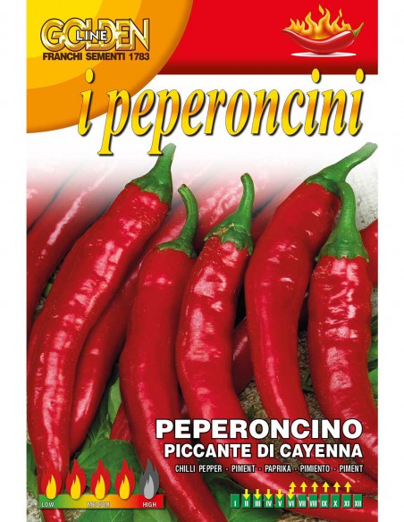SEMI DI PEPERONCINO PICCANTE DI CAYENNA