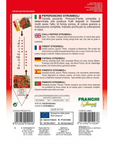 SEMI DI PEPERONCINO STROMBOLI frutti conici arancioni 2