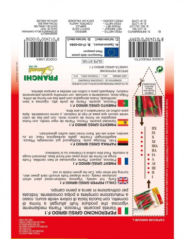 SEMI PEPERONCINO GRISU' F1 dal sapore inconfondibile