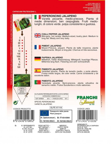 SEMI PEPERONCINO JALAPENO