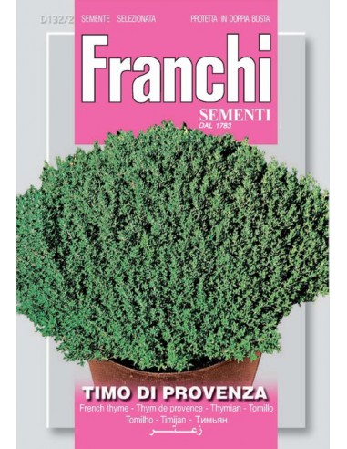 Semi Timo di Provenza Franchi Sementi | Acquista Online