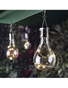 LED SOLARE 'Lampadina in vetro' - micro LED