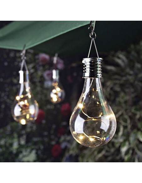 LED SOLARE 'Lampadina in vetro' - micro LED