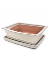 VASO BONSAI POTSET WHITE 30 cm