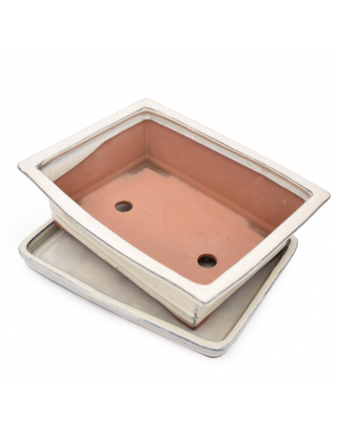 VASO BONSAI POTSET WHITE 30 cm