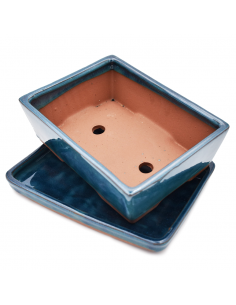 VASO BONSAI POTSET BLUE-GREEN 25 cm 2