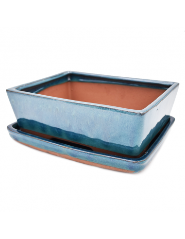 VASO BONSAI POTSET BLUE-GREEN 25 cm