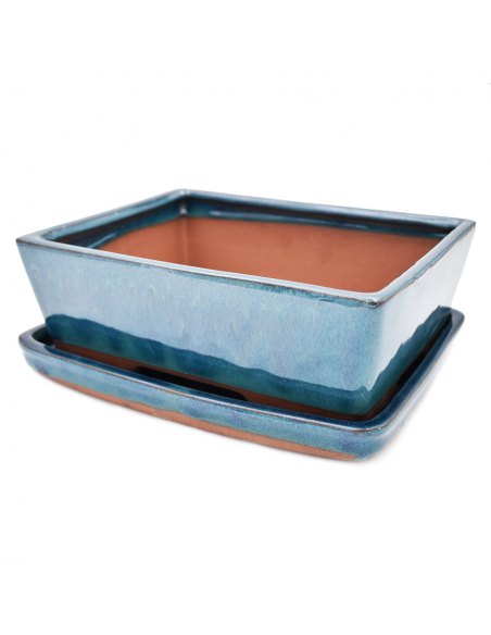 VASO BONSAI POTSET BLUE-GREEN 30 cm