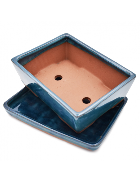 VASO BONSAI POTSET BLUE-GREEN 30 cm