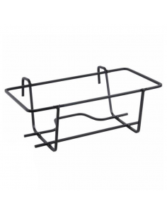 PORTAVASO BALCONE REGOLABILE NERO - 60CENTIMETRI